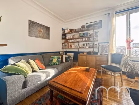 bois colombes charcot - appartement 3 pieces traversant en tres bon etat