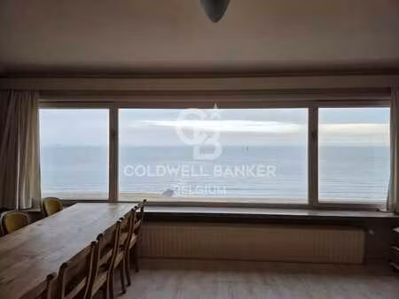appartement 3 chambres avec vue directe sur la mer à knokke