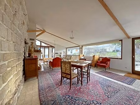 maison de maître à vendre à heutrégiville - 8 pièces  5 chambres  piscine