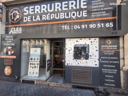 fonds de commerce serrurerie clés minutes