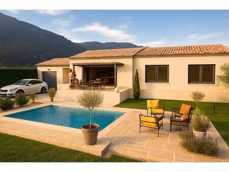 terrain avec maison neuve à vendre