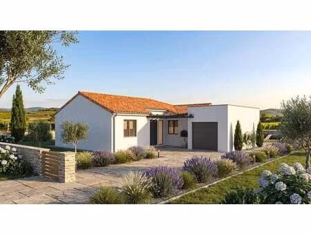 terrain avec maison neuve à vendre