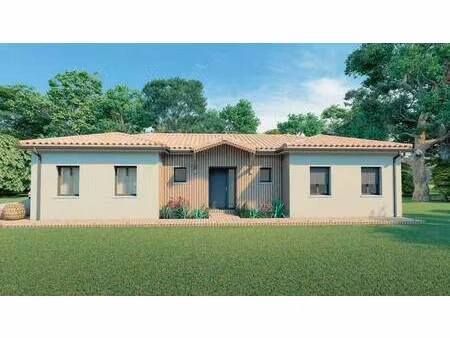 terrain avec maison neuve à vendre