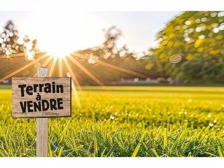 terrain constructible viabilisé à vendre