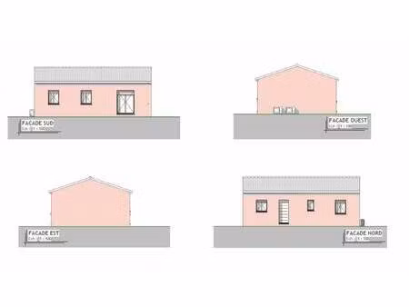 terrain avec maison neuve à vendre