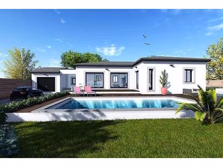 terrain avec maison neuve à vendre