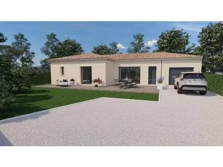 terrain avec maison neuve à vendre