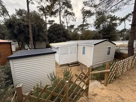 mobil-home sur camping ouvert à l'année proche mer