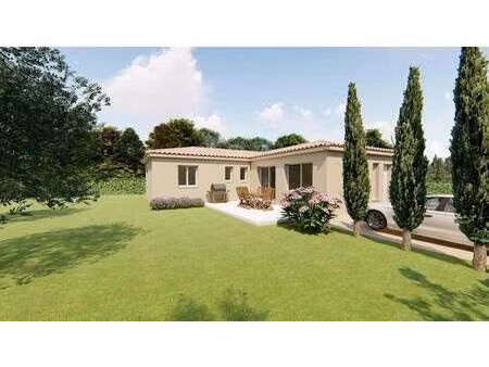 terrain avec maison neuve à vendre