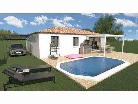 terrain avec maison neuve à vendre