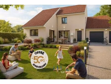 terrain avec maison neuve à vendre