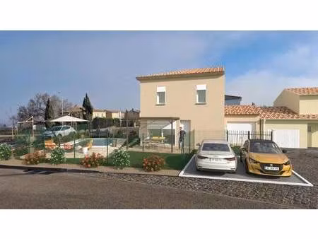 terrain avec maison neuve à vendre