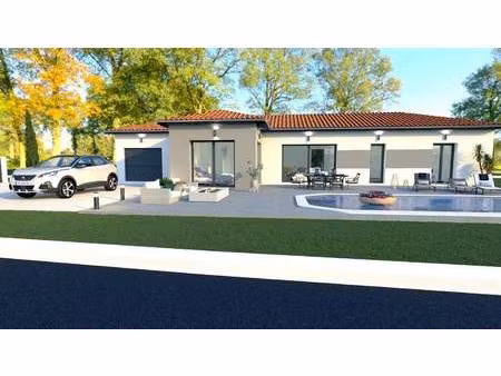 terrain avec maison neuve à vendre