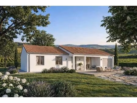 terrain avec maison neuve à vendre