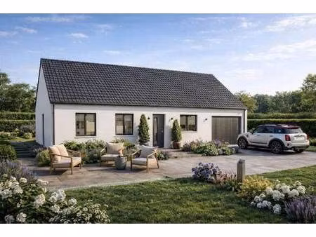 terrain avec maison neuve à vendre