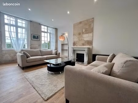 3 pièces meublé de standing 70m² avec jardin 100m²