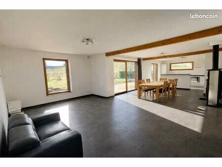 2 maisons écologiques basse consommation à esery – 300 m² habitables  terrain arboré