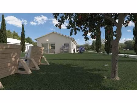 terrain avec maison neuve à vendre