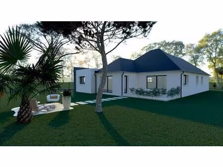 terrain avec maison neuve à vendre