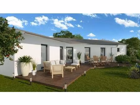 terrain avec maison neuve à vendre