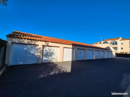 canet port garage individuel de 13m2 avec mezzanine