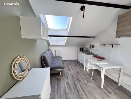 studette meublée et rénovée 12 m2 - centre ville la bourboule