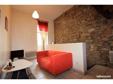 charmant studio canut avec mezzanine – rue calme lyon 4e