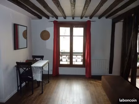 location 2-3 pièces meublé 45m² - paris 10ème - canal saint-martin