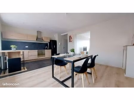 dunkerque centre – superbe t3 meublé rénové  au pied des commerces