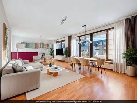 jette : appartement 3 chambres et double garage