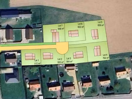 terrain constructible à vendre