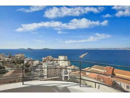 appartement de luxe avec vue sur mer à louer à marseille 7e : 4 350 €/mois | 130m²
