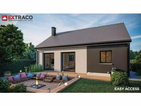 terrain avec maison neuve à vendre