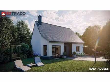 terrain avec maison neuve à vendre