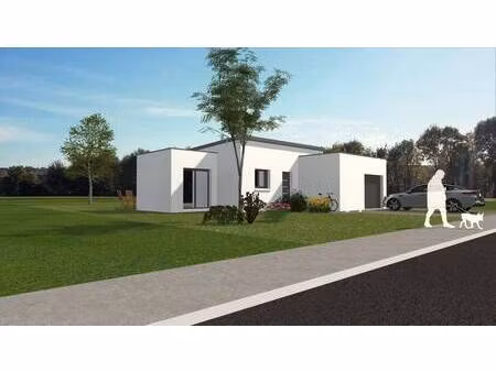 terrain avec maison neuve à vendre