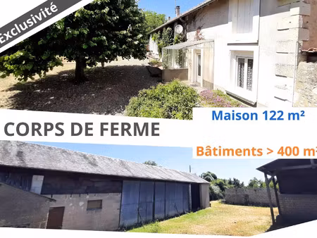 vente maison 7 pièces 123 m² beaumont saint-cyr (86490)