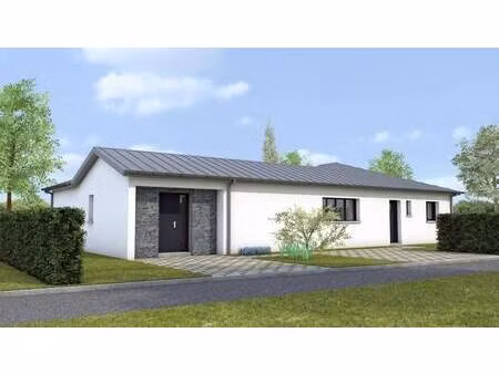 terrain avec maison neuve à vendre