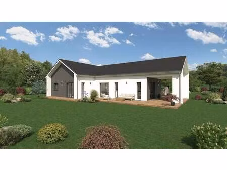 terrain avec maison neuve à vendre