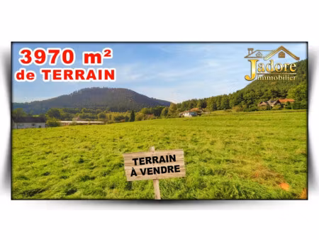 vente terrain 3970 m² à saint-die-des-vosges (88100)  54 000 €