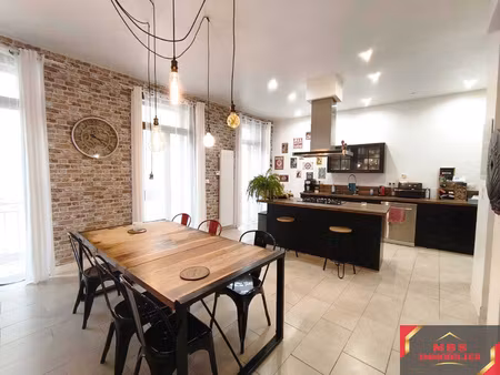 baixas - maison traversante rénovée de 183 m2