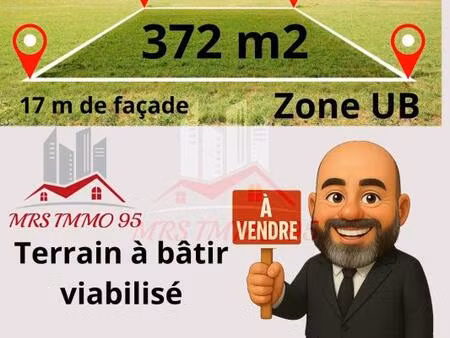 terrain à bâtir viabilisé 372 m2