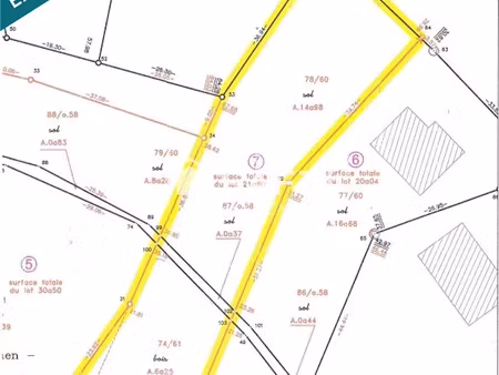vente terrain 2160 m² à seltz (67470)  180 000 €