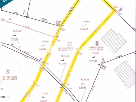 vente terrain 2160 m² à seltz (67470)  190 000 €