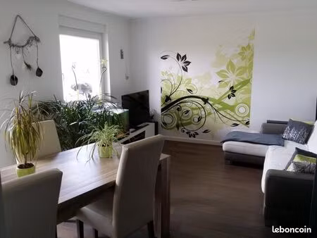 appartement de 50m2 + balcon + garage + espace vert