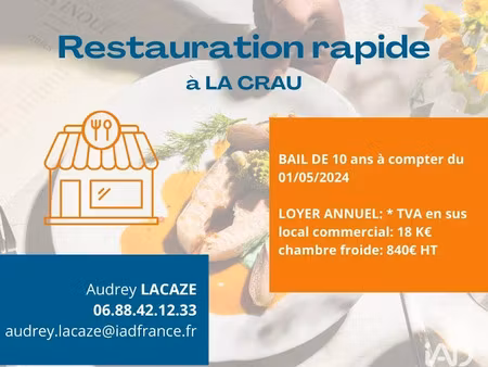 vente locaux professionnels 20 m² à la crau (83260)  29 000 €