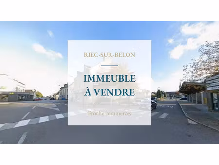 vente immeuble 7 pièces 178 m² à riec-sur-belon (29340)  272 480 €