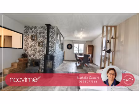 maison de plain-pied de 104 m2 3 chambres et un bureau sur 5