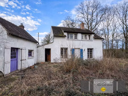 maison ancienne à rénover - proche dourdan (10 min) - 4 pièces - terrain 1400 m²