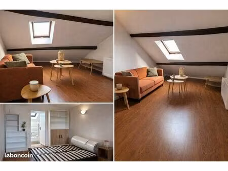 appartement f2 meublé – hyper centre – libre de suite