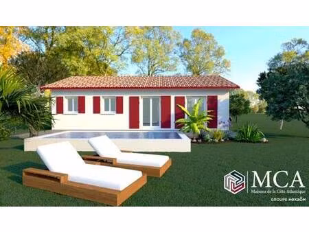 terrain avec maison neuve à vendre